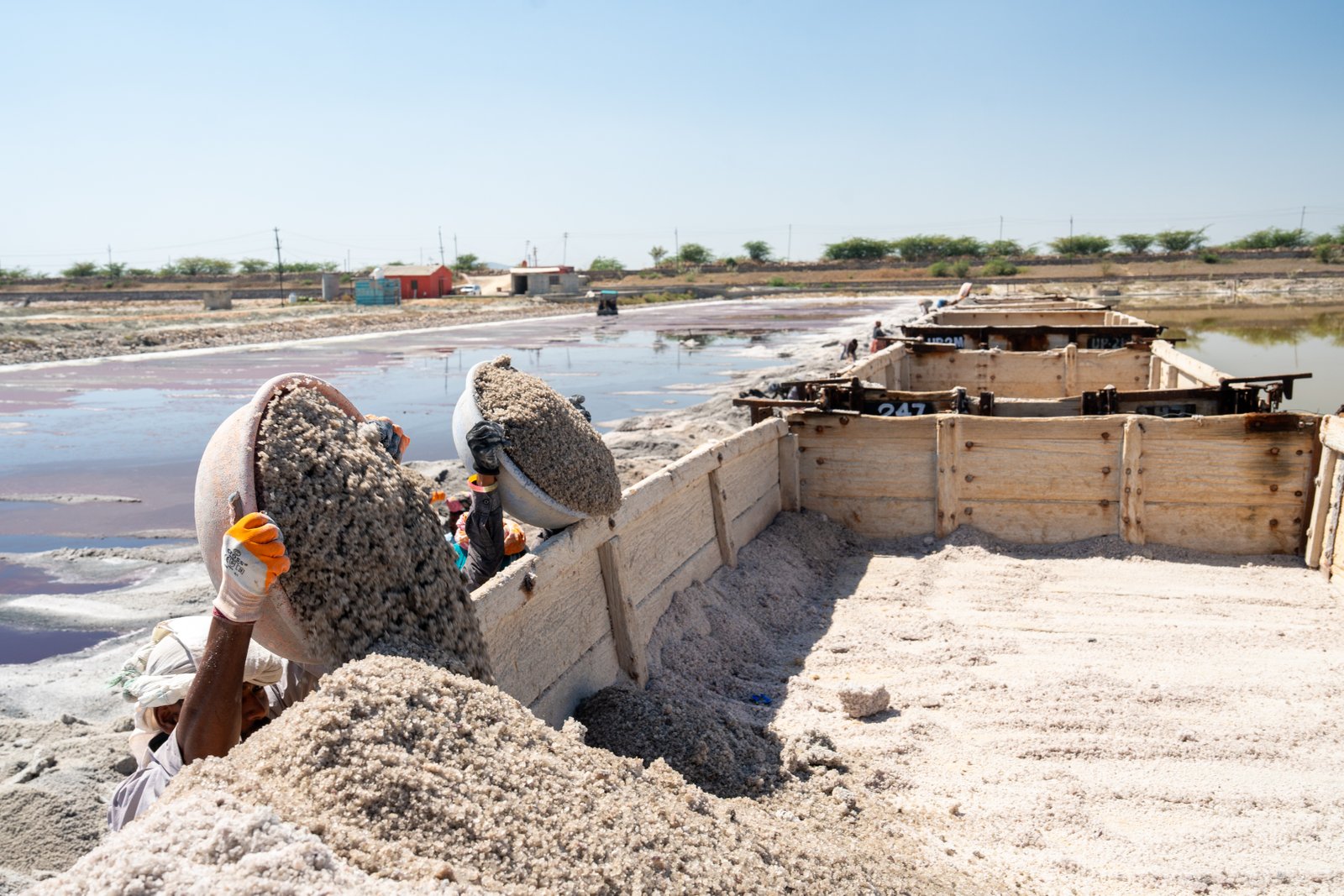 Underground mineral-rich groundwater rising through the earth